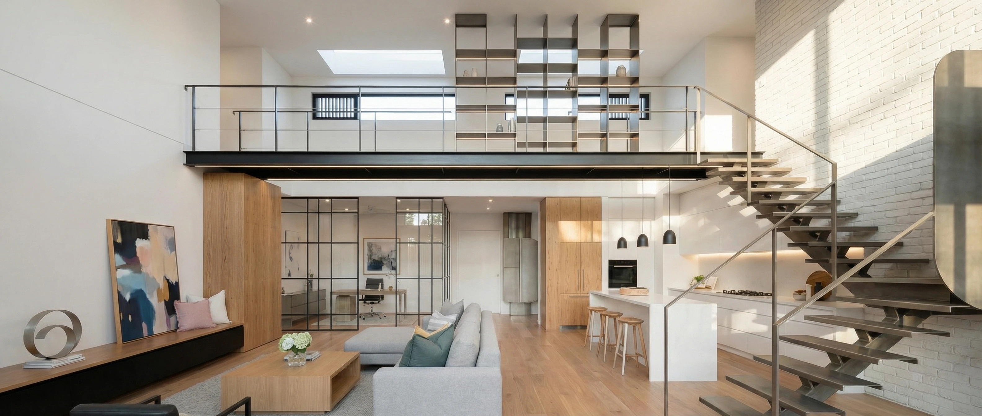 Mezonety · Galerie · Vestavby