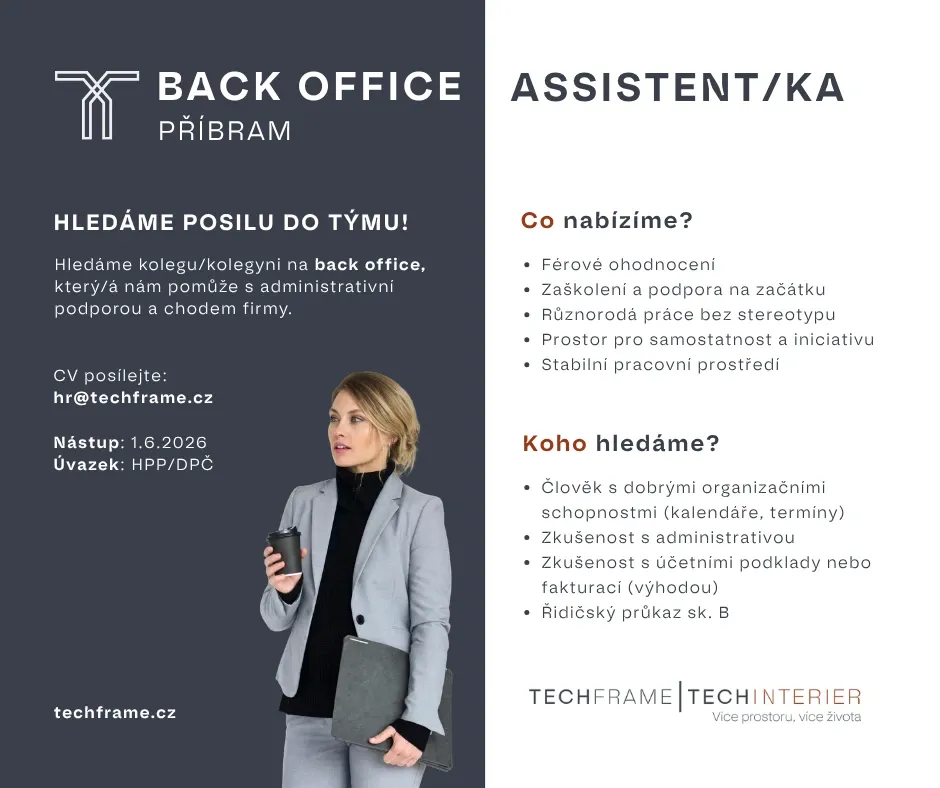 inzerat na pozici assistentky